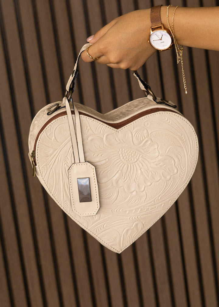 Bolsa Corazón Beiges