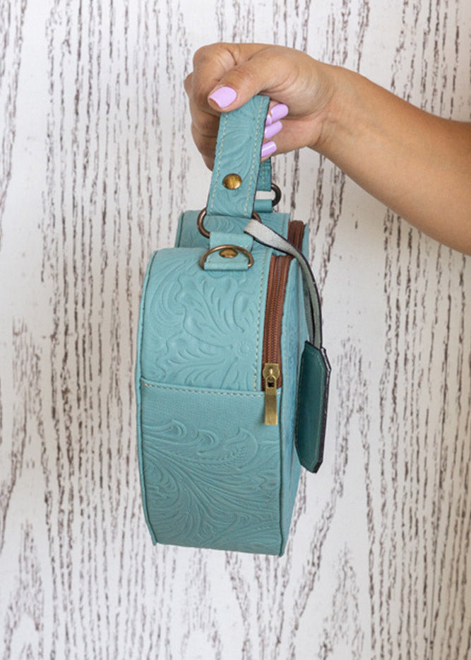 Bolsa Corazón Celeste