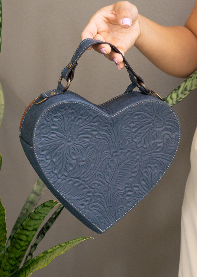 Bolsa Corazón Azul