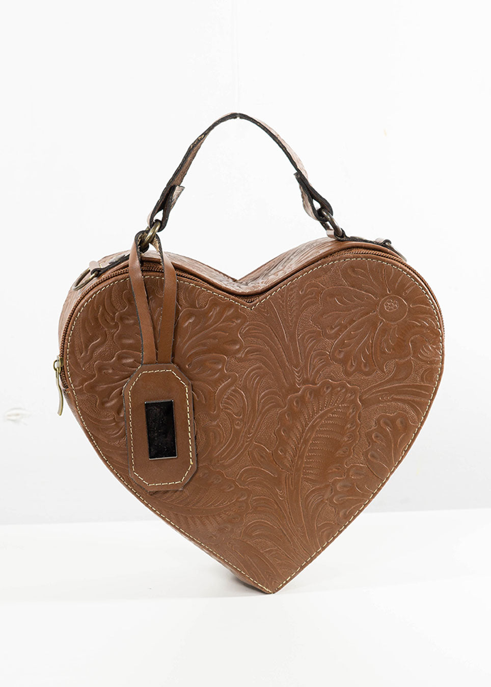 Bolsa Corazón Camel