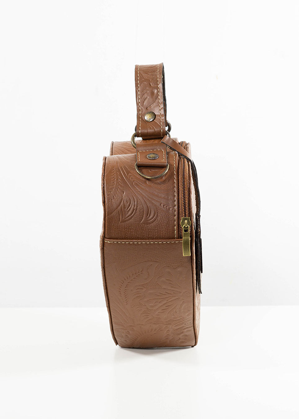 Bolsa Corazón Camel