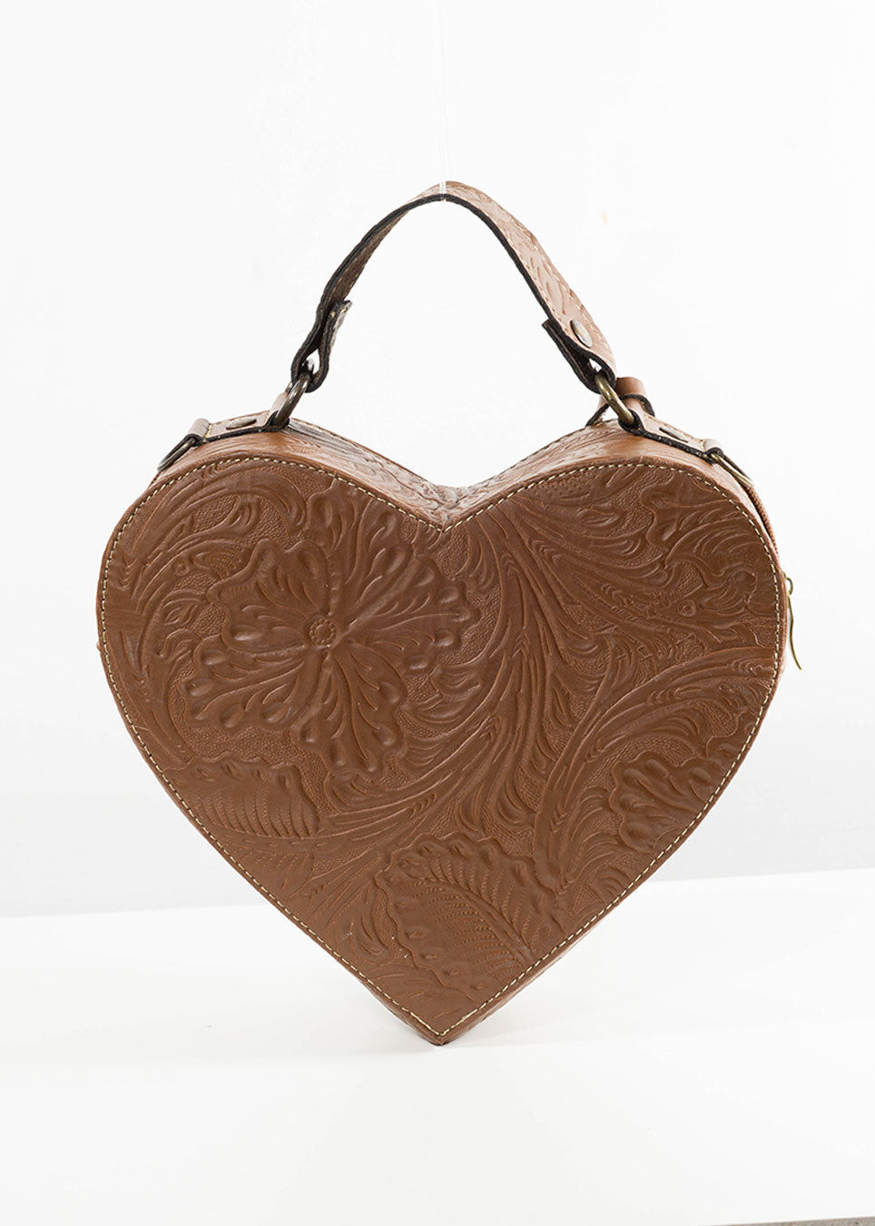 Bolsa Corazón Camel