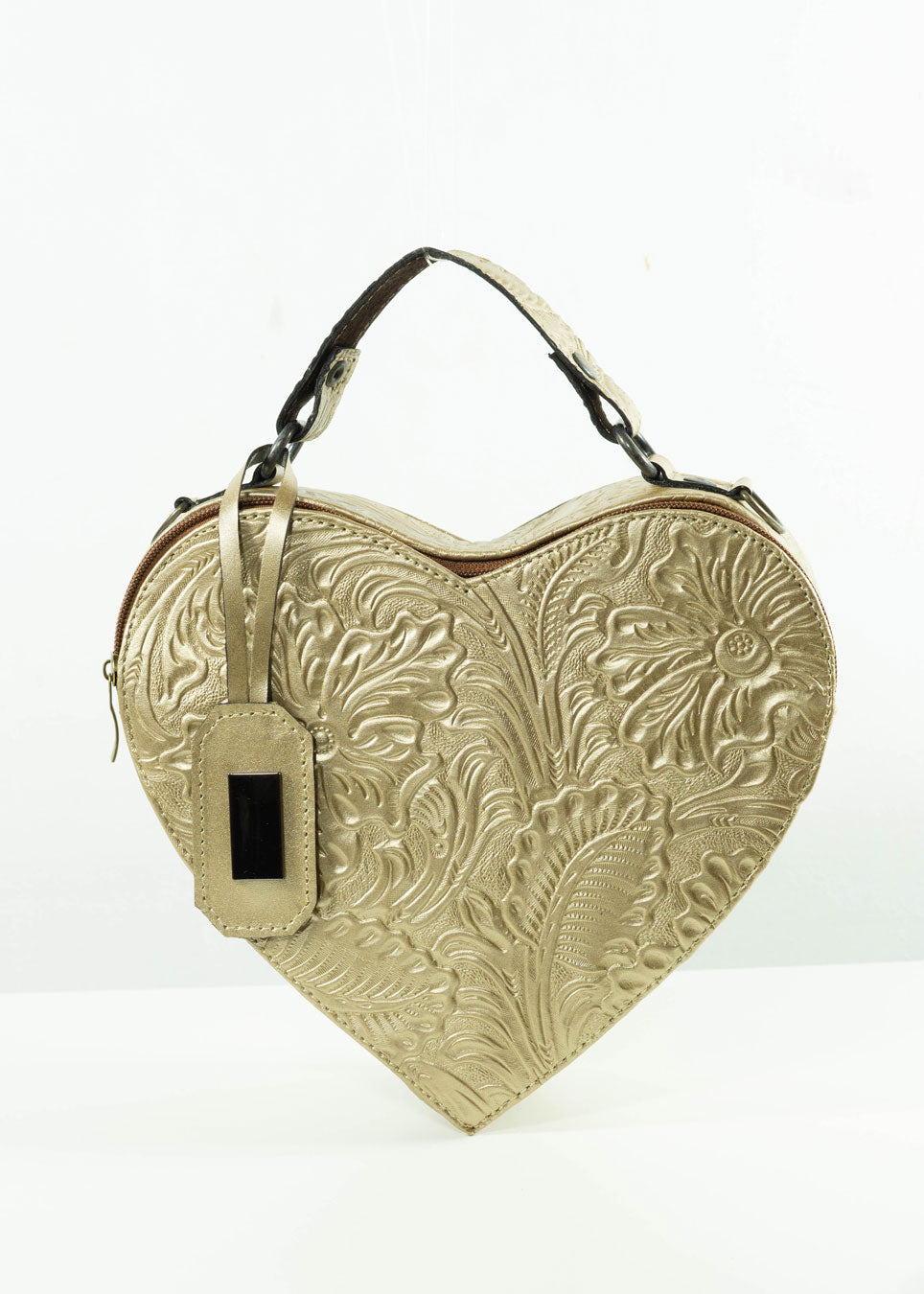 Bolsa Corazón Oro