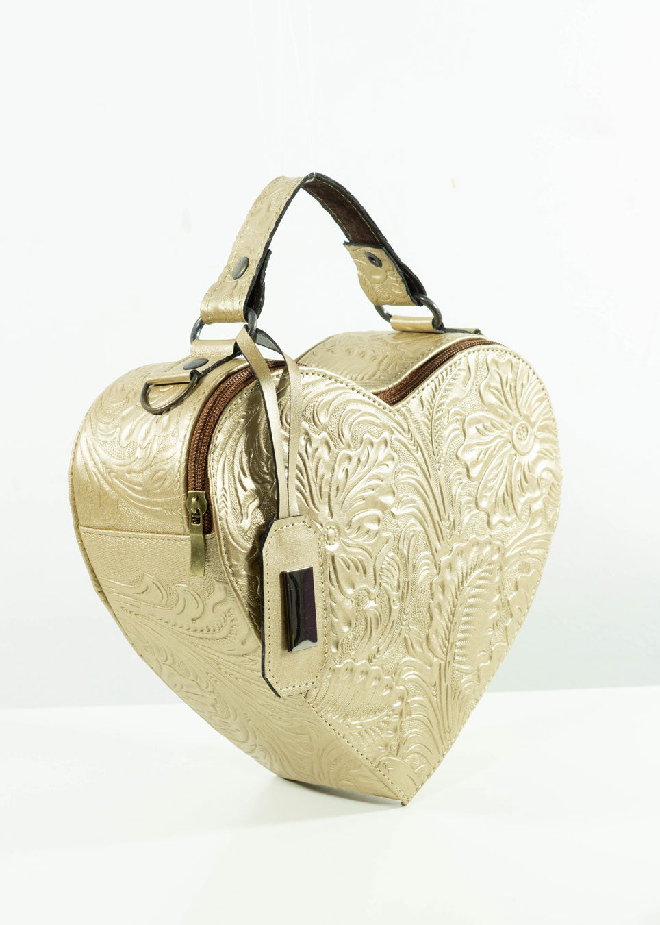 Bolsa Corazón Oro