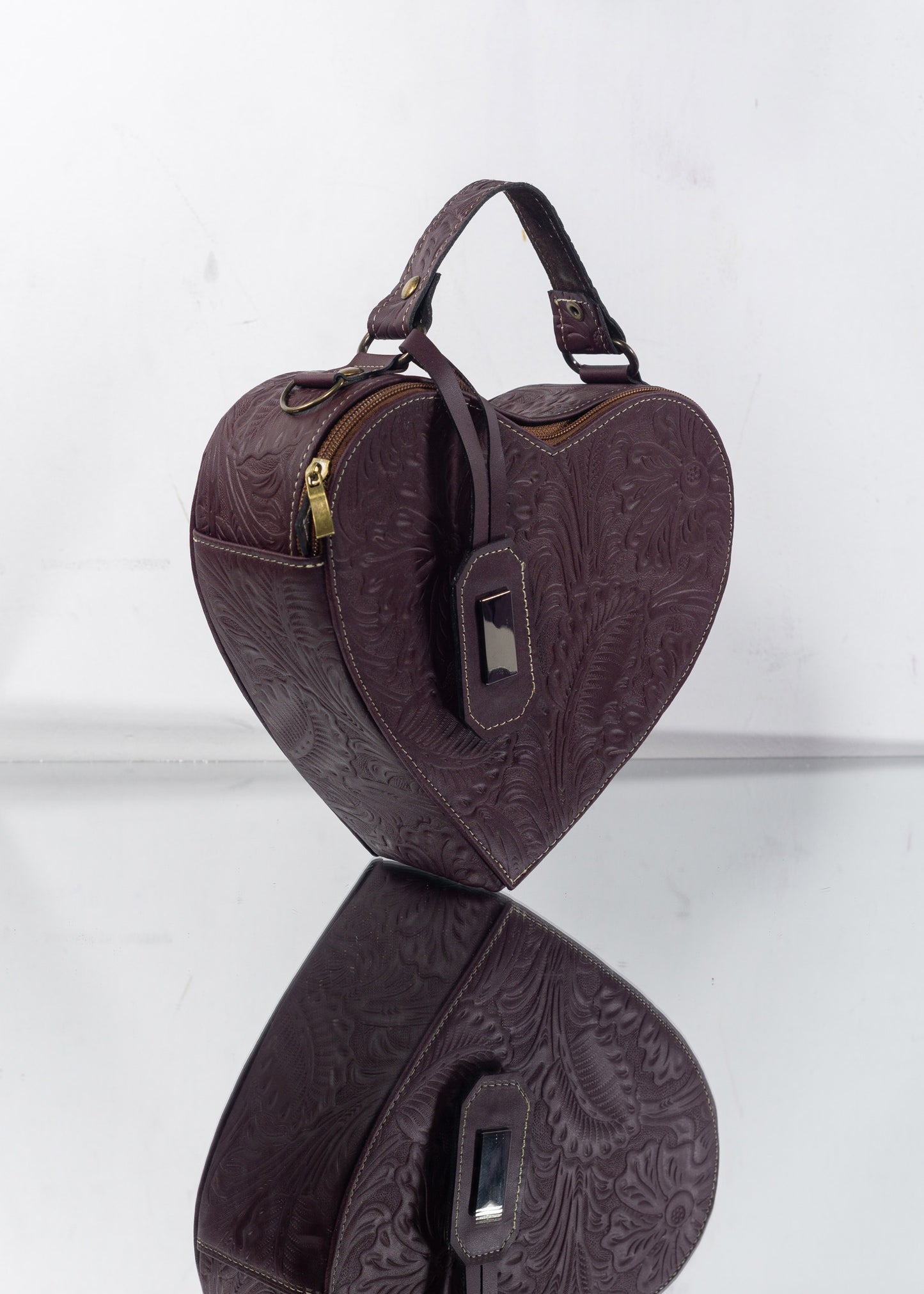 Bolsa Corazón Tinto