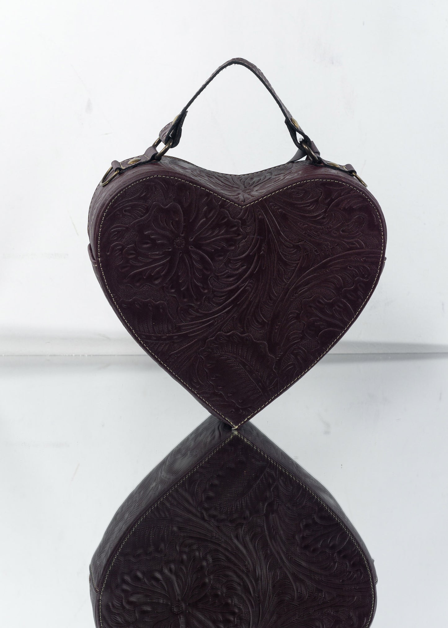 Bolsa Corazón Tinto