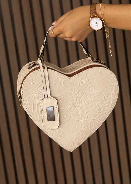 Bolsa Corazón Beiges