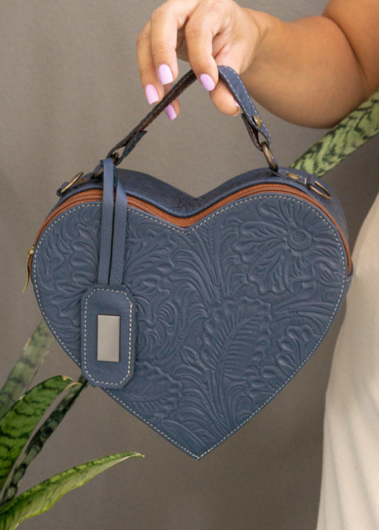 Bolsa Corazón Azul