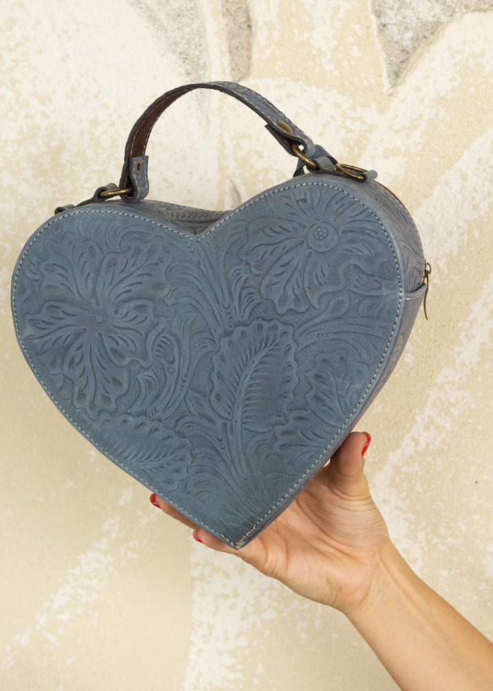 Bolsa Corazón Mezclilla