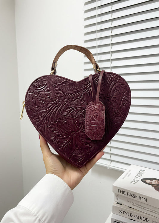 Bolsa Corazón Vino