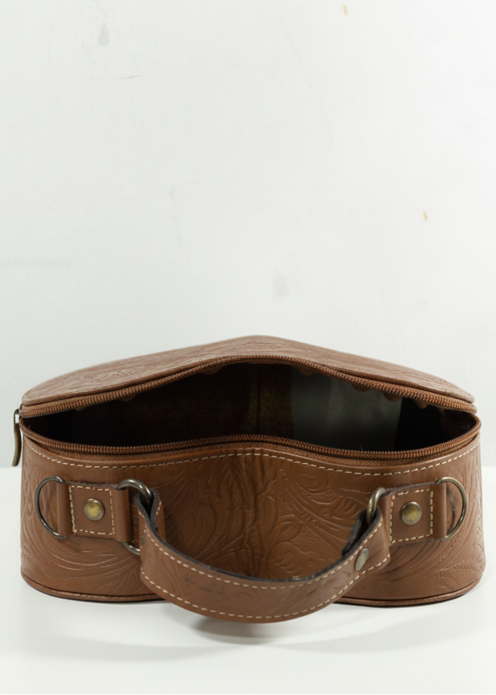 Bolsa Corazón Camel