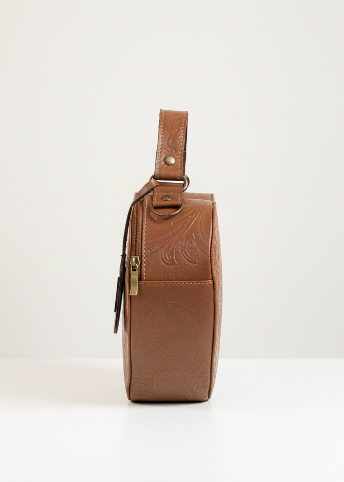 Bolsa Corazón Camel