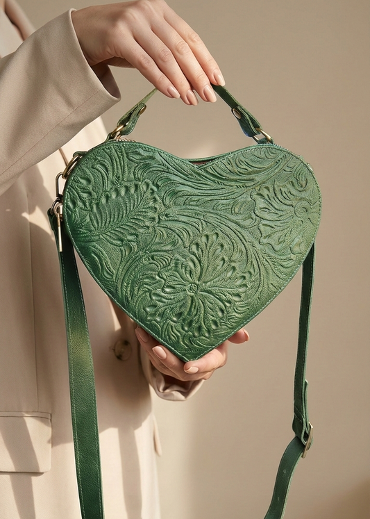 Bolsa Corazón Esmeralda