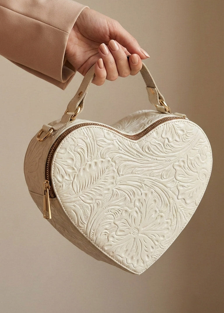 Bolsa Corazón Hueso