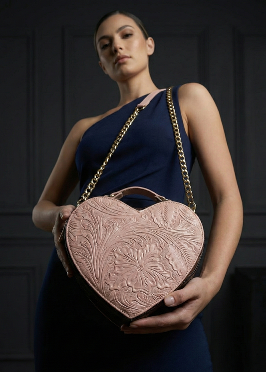 Bolsa Corazón Rosa / Café Cadena