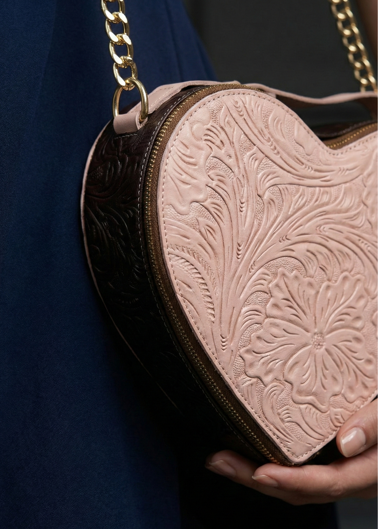 Bolsa Corazón Rosa / Café Cadena