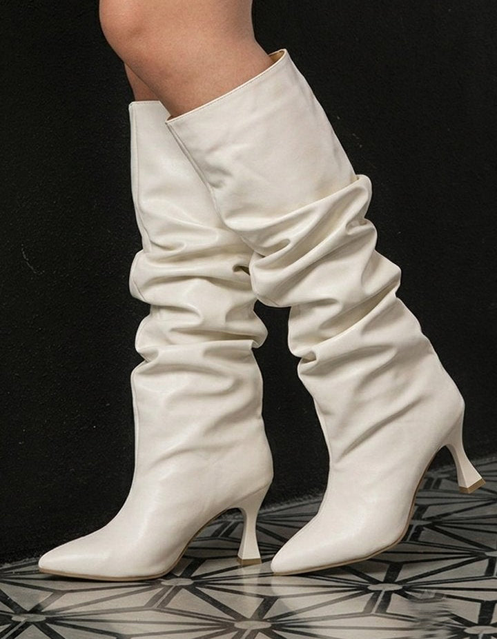 18088 BOTA LARGA CORRUGADA DE TACÓN
